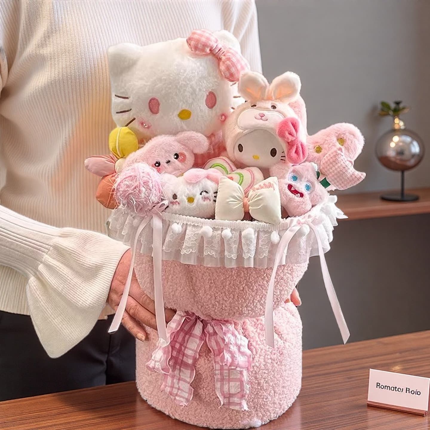 Hello Kitty猫公仔玩偶花束 - 七夕情人节生日伴手礼物送女生友闺蜜