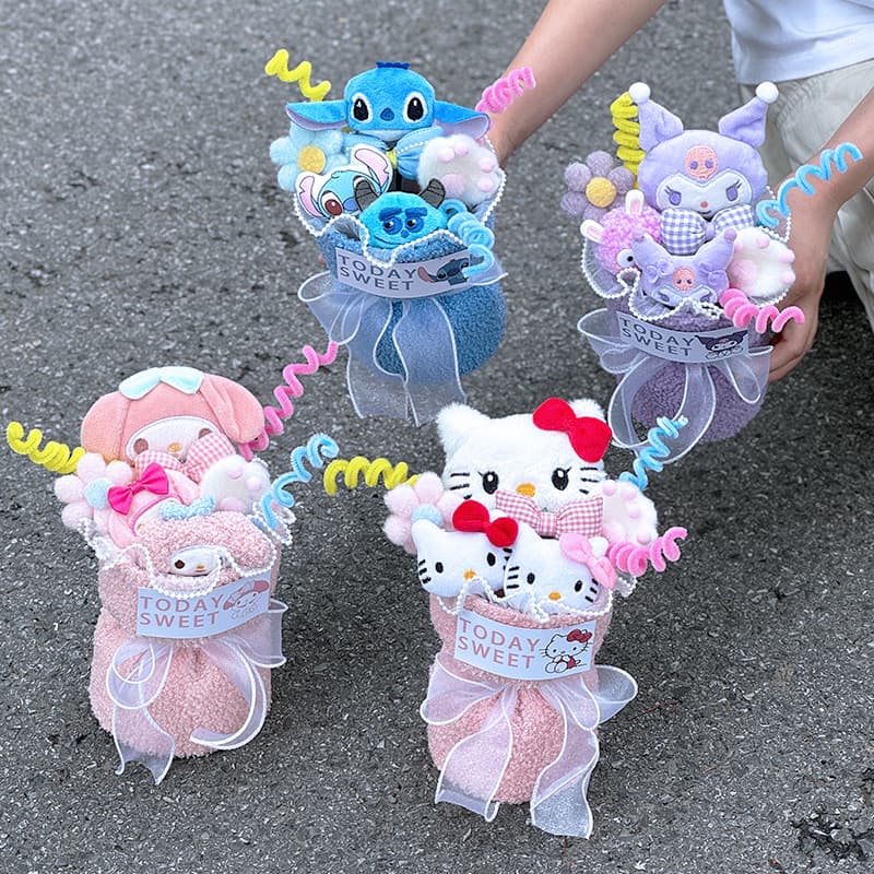 Graduation Plush Doll Bouquet Gift Suitable for Besties and Girls' Birthdays and Festivals